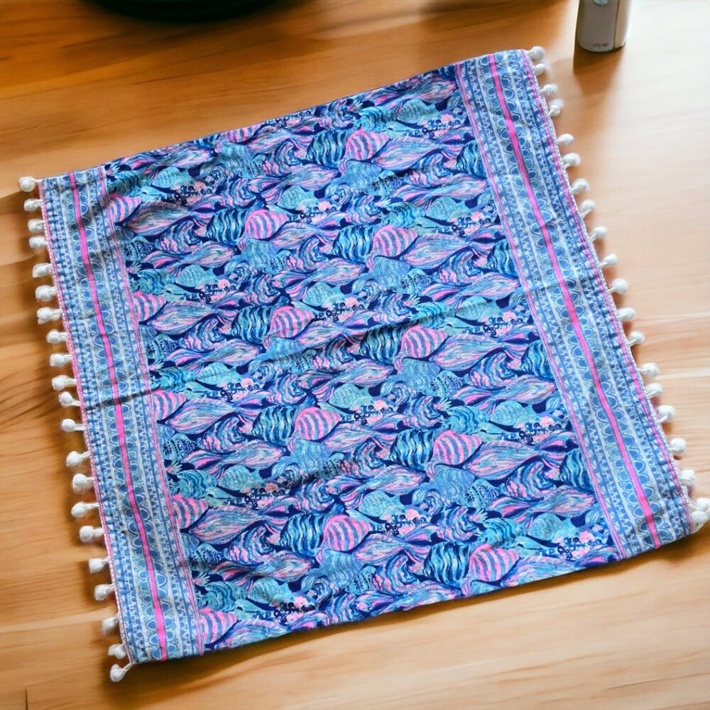 NEW LILLY PULITZER Fringed Table Napkin